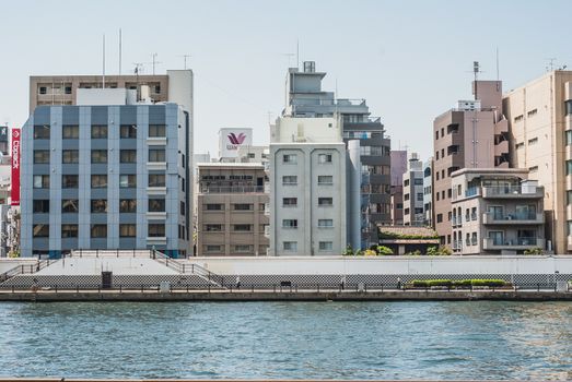 Ryogoku Bridge over the Sumida-gawa in Tokyo Japan