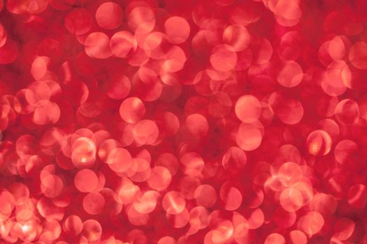 Abstract red glitter light bokeh holiday party background