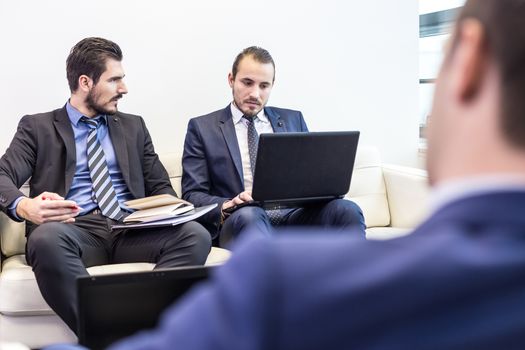 Corporate business team and manager at business meeting. Project management team working on business issue. Business and entrepreneurship concept.