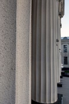 Stone column ancient classic architecture detail