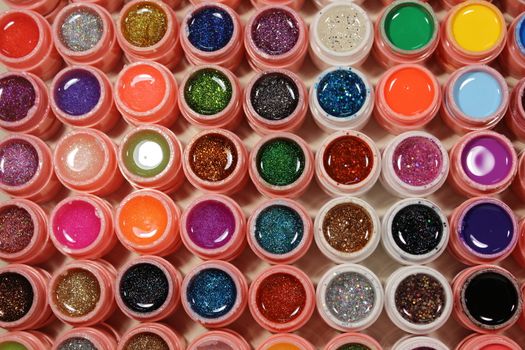 Bright colors for nails, varnish many colors