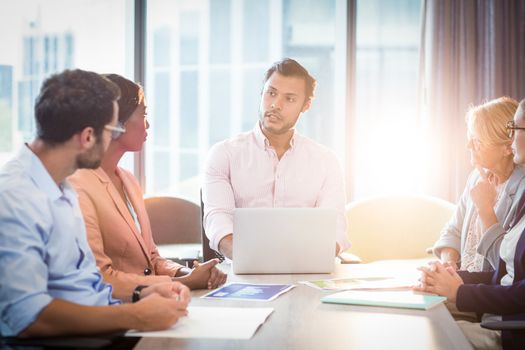 Business people during a meeting in the office