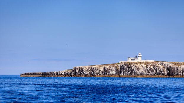 Farne islands lighthouse is situated on the Inner Farne Islands on the Northumberland Coast in Northern England.