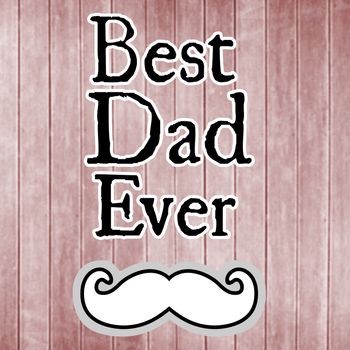Happy fathers day against wooden planks