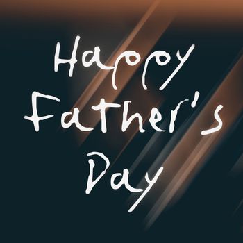 Happy fathers day against wooden background