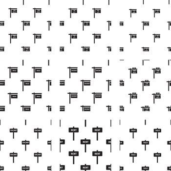 Vector icons set for real estate on white background