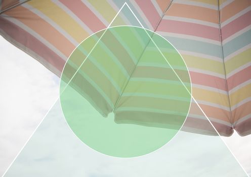 Digital composite of Parasol for summer
