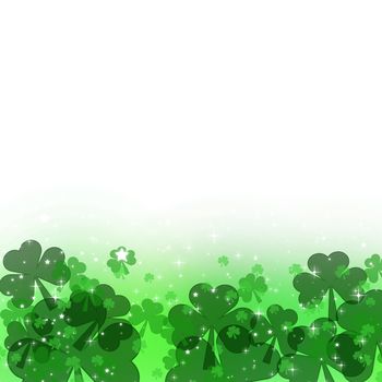 Digital composite of Patricks day wallpaper
