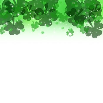 Digital composite of Patricks day wallpaper