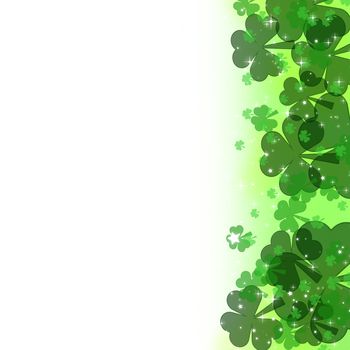 Digital composite of Patricks day wallpaper