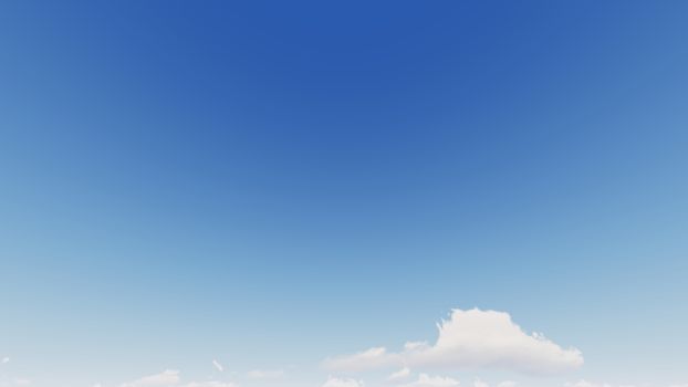 Cloudy blue sky abstract background, blue sky background with tiny clouds, 3d rendering

