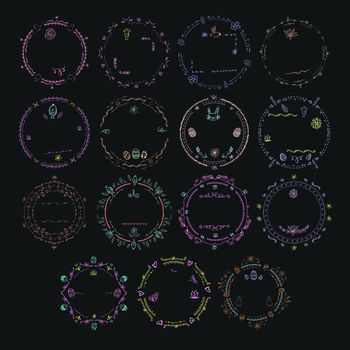 Vector icon of frames against white background