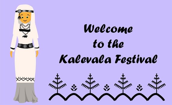 Kalevala. Finnish epic. Kalevala festival. Carnival. The peoples of the north.