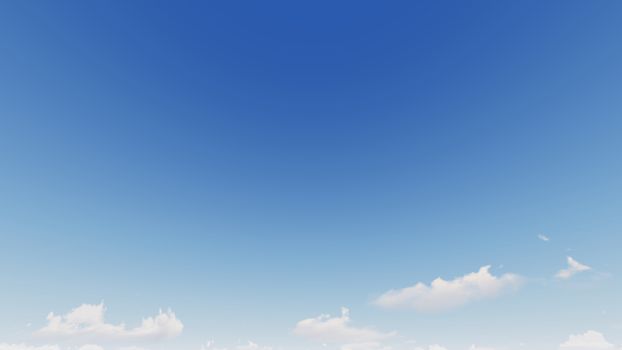 Cloudy blue sky abstract background, blue sky background with tiny clouds, 3d rendering

