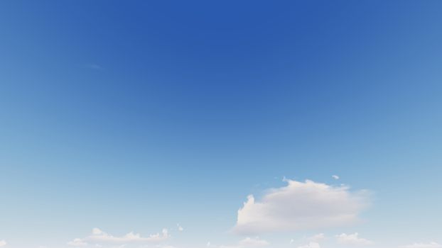 Cloudy blue sky abstract background, blue sky background with tiny clouds, 3d rendering

