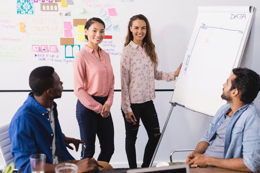 young business people working at office