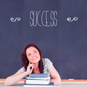 The word success against student thinking in classroom