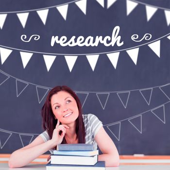 The word research and bunting against student thinking in classroom