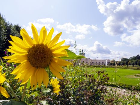 Charlottenburg palace (Schloss Charlottenburg) and garden in Berlin, Germany