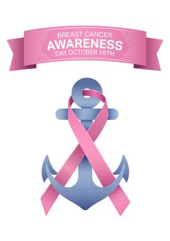 Digital composite of Breast cancer awareness month concept