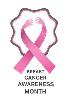 Digital composite of Breast cancer awareness month concept