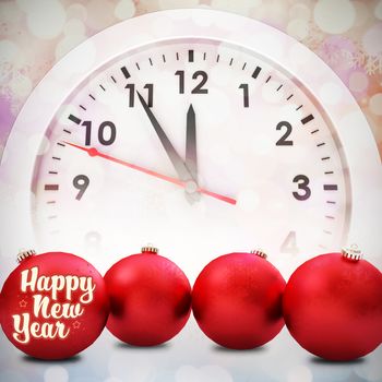 Composite image of new year graphic