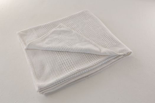 Close-up of white towel