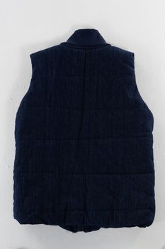 Close-up of jacket on white background
