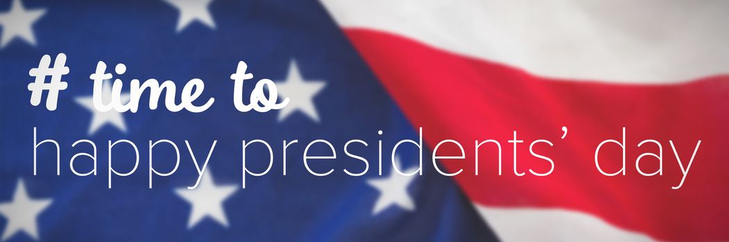 Presidents Day Message with Copy Space