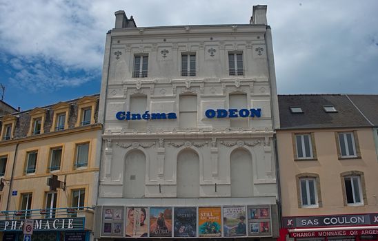 CHERBOURG, FRANCE - June 6th 2019 - Cinema building