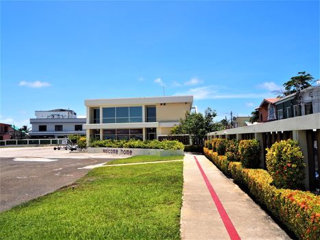 Ambergris Caye airport, a small airport in Belize.