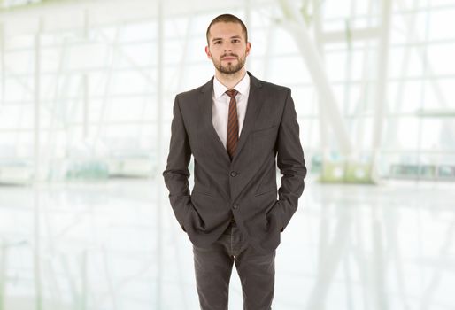 happy business man portrait at the office