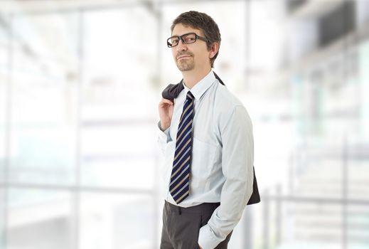 happy business man portrait at the office