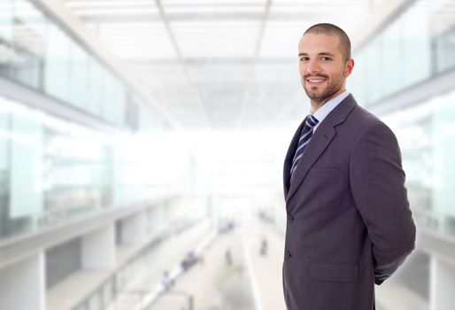 happy business man portrait at the office