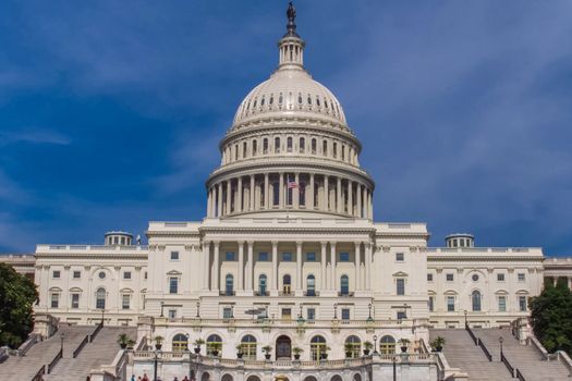 Washington, USA - June 23, 2017: Washington the white house. The symbol of America