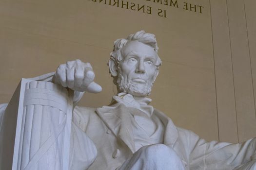 Washington, USA - June 23, 2017: Lincoln Memorial, reminding that all people should be free