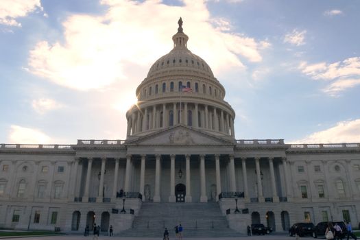 Washington, USA - June 23, 2017: Washington the white house. The symbol of America