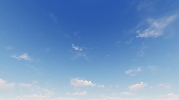 Cloudy blue sky abstract background, blue sky background with tiny clouds, 3d rendering

