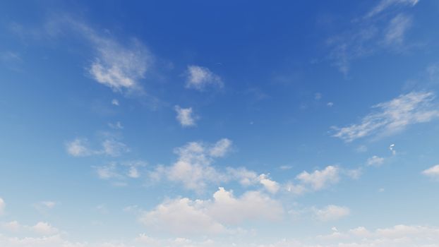 Cloudy blue sky abstract background, blue sky background with tiny clouds, 3d rendering

