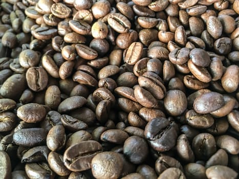 Roasted Coffee Bean Background