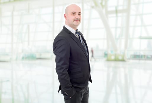 young business man portrait at the office