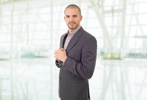 happy business man portrait at the office