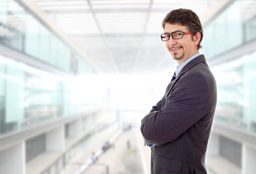 happy business man portrait at the office