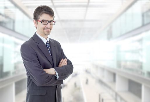 happy business man portrait at the office