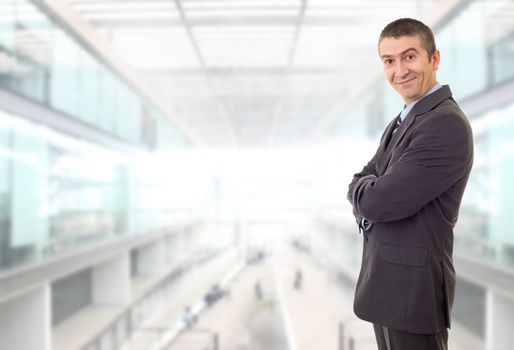 happy business man portrait at the office