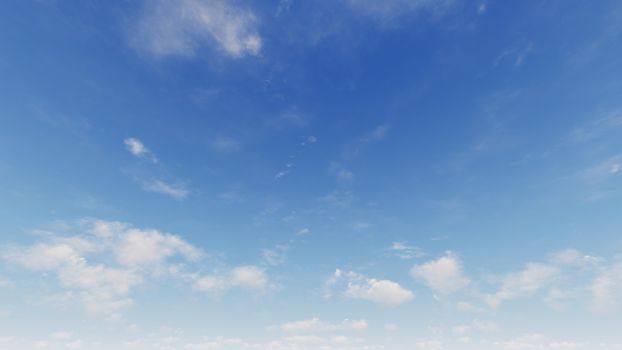 Cloudy blue sky abstract background, blue sky background with tiny clouds, 3d rendering

