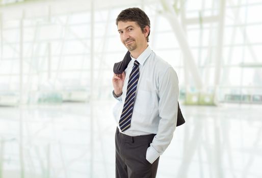 happy business man portrait at the office