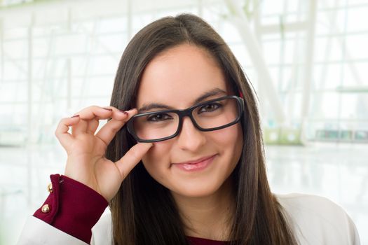 young business woman portrait at the office