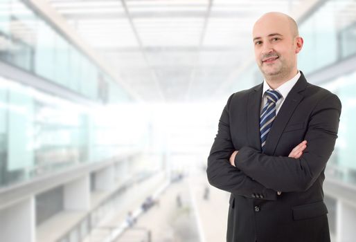 happy business man portrait at the office