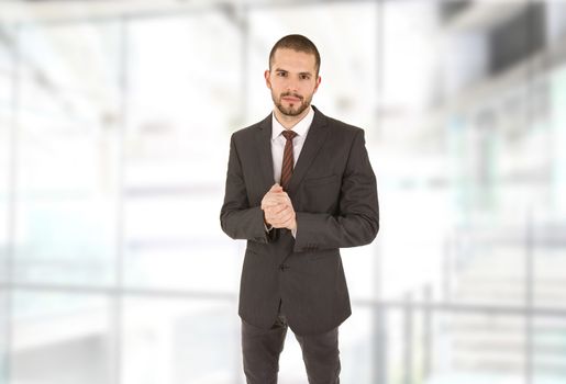 young business man portrait at the office